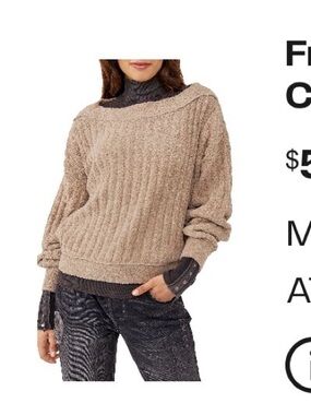 Free People Cabin Fever
Convertible Neck Pullover
